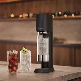 Sodastream ENSO Schwarz + PET-Flasche + Zylinder