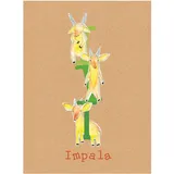 KOMAR Wandbild ABC Animal I 40 x 50 cm