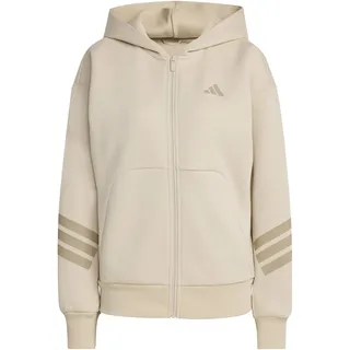 adidas Future Icons 3-Streifen Sweatjacke Damen KD7733 - crystal linen XS