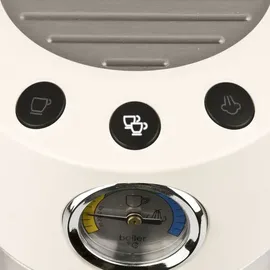 G3 Ferrari Amarcord Automatische Espressomaschine beige mit Milchaufschäumer