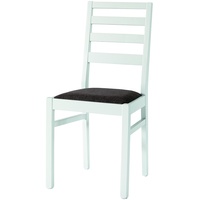 Fashion Commerce fc2681 Set von 2 Stühle, Holz, Weiß, 47 x 50 x 88 cm