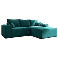E-meubles Ecksofa mit Schlaffunktion und Bettkasten, Couch für Wohnzimmer,