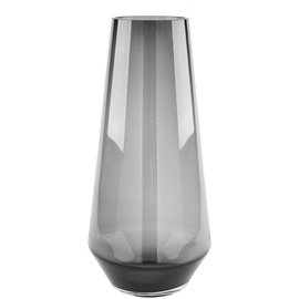 Fink Dekovase Linea (1 St.), aus durchgefärbtem Opalglas, grau