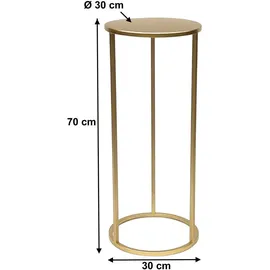 DanDiBo Ambiente Blumenhocker 70 x 70 cm Gold