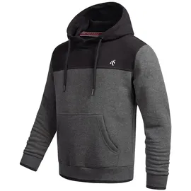 Alessandro Salvarini Hoodie Grau/Schwarz S