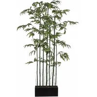 Creativ green Kunstbambus CREATIV GREEN "Bambus Raumteiler", grün, B:30cm H:150cm T:14cm, Kunststoff, Polyester, Kunstpflanzen