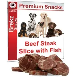 Brekz Premium Beef Steak Streifen mit Fisch (200 Gramm) 200 g