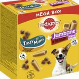 PEDIGREE Mega Box Snacks mit Tasty Minis und Jumbone Riesenknochen Mini 740 g