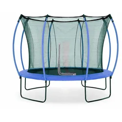 Plum Springsafe Trampolin Colours mit Sicherheitsnetz, Farbe: Blau 366 cm