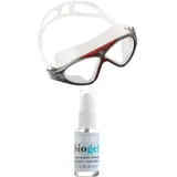 Seac Vision HD, Taucherbrille Biogel, Antibeschlagsmittel für Masken und Brillen