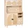 Beliani Buffetschrank Campbellton 120 x 40 x 173 cm Braun