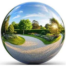 Intergarden Dekokugel Edelstahl Ø 38 cm grau