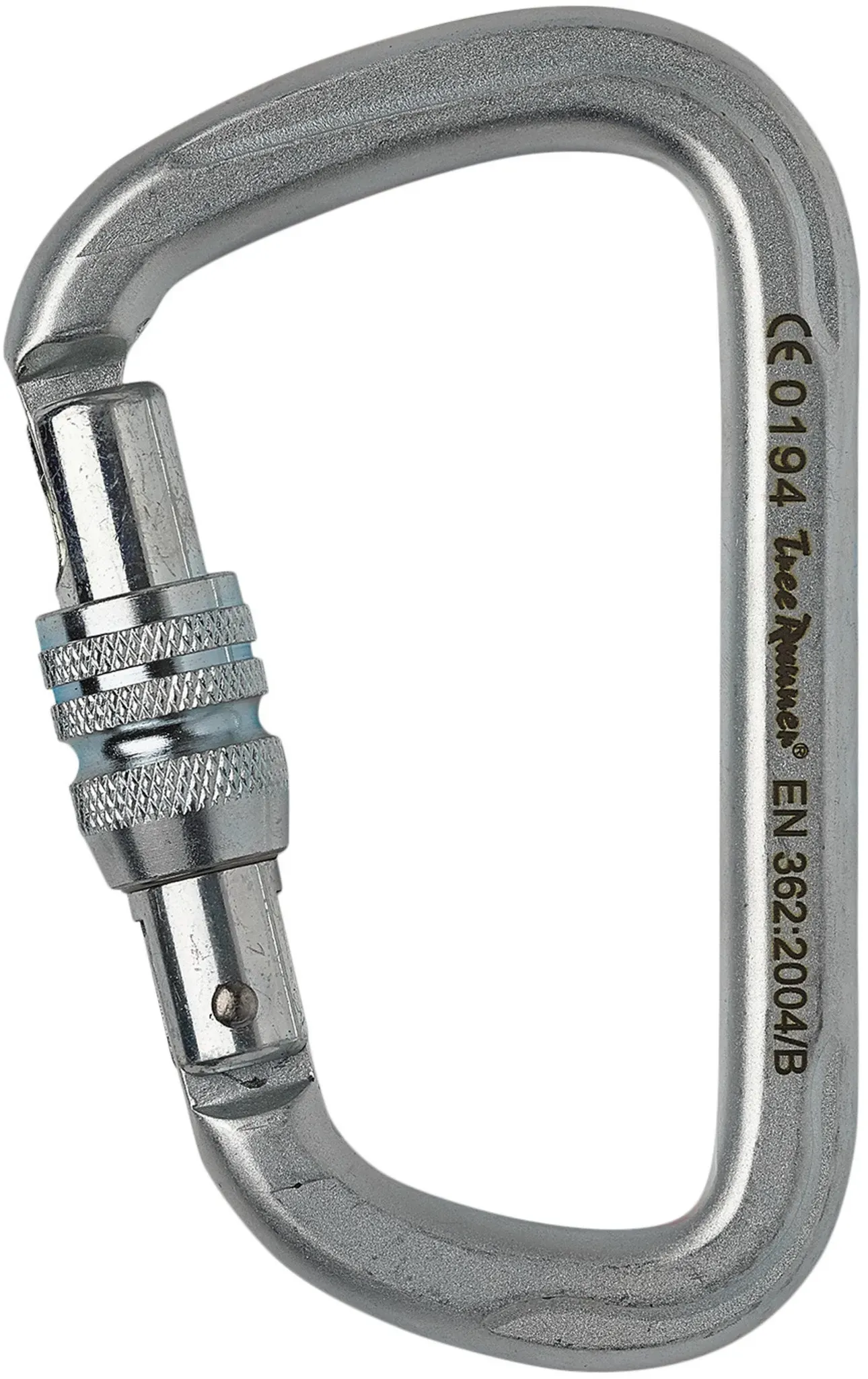 Tree Runner Karabiner HMS-Schrauber, Stahl – EN 362