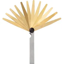 KS Tools Antimagnetische Messing-Fühlerlehre, 8 Blatt