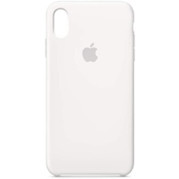 Apple iPhone XS Max Silikon Case weiß