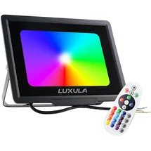 LUXULA Außenstrahler Aluminium 50 W IP65 mit Fernbedienung schwarz