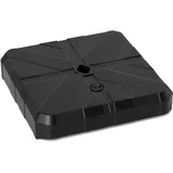 RELAX4LIFE Schirmständer, Sonnenschirmständer befüllbar mit Wasser & Sand, Sonnenschirm Ständer für Schirmstangen von 38/48 mm, Ampelschirmständer mit Rollen & Tragegriff für Garten Terrasse Pool