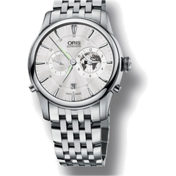 Oris Culture Greenwich Mean Time Limited Edition 01 690 7690 4081-Set MB - silber - 42mm