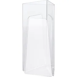 Dreieckaufsteller, Acryl 1/3 A4, Acryl (PMMA), transparent