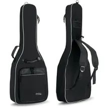Rocktile Klassik-Gitarrentasche 3/4 & 7/8 - gepolstert mit Rucksackgarnitur schwarz