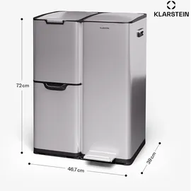 Klarstein Tiyo 60 l Silber