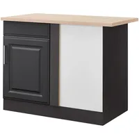 kochstation Eckunterschrank KS-Stockholm 110 x 60 x 85 cm Grau