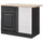 kochstation Eckunterschrank KS-Stockholm 110 x 60 x 85 cm Grau