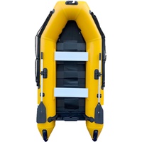 AQUAPARX Schlauchboot RIB280 PRO Yellow - 280cm lang Schlauchboot Angelboot