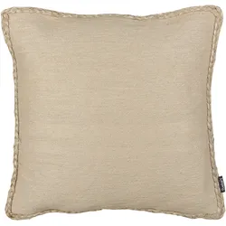 Dekokissen ELLIOTTIA Jute 45 x 45 cm Kein Muster Beige