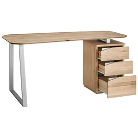 vogl möbelfabrik Schreibtisch »Erik«, mit Schweizer Kante, teilmassiv, Breite 150 cm, Made in Germany