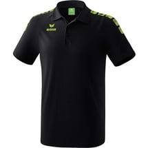 Erima Essential 5-C Poloshirt black/green gecko 140