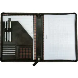 Jüscha Pride and Soul Schreibmappe A4 Leder Businessmappe braun 30106