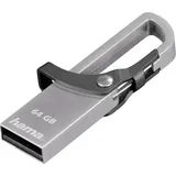 Hama FlashPen Hook-Style 64GB grau