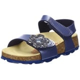 superfit Mädchen Fussbettpantoffel Sandale, Blau 8010, 26 EU