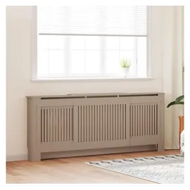 vidaXL Heizkörperabdeckung 2er Set Braun 205 x 20,5 x 81,5 cm