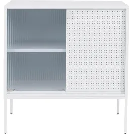 Mendler Highboard 85 x 80 x 45 cm Weiß
