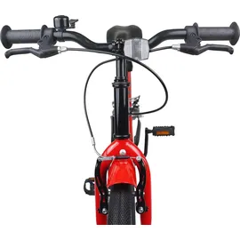 vidaXL Kinderfahrrad 24 Zoll rot/schwarz