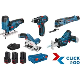 Bosch Professional 12V GSR+GST+GOP+GKS+GSA