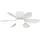 GLOBO Delores 51 cm Deckenventilator Weiß