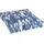 H.O.C.K. Bodenkissen "Amarador", blau (blau, navy, gemustert), B:60cm H:10cm L:60cm, Polyacryl (dralon), Dekokissen_Sitzkissen_Kissenhüllen, in Batik-Optik