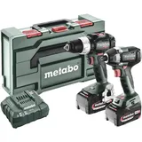 Metabo Akku-Maschinen-Set 2.8.4 inkl. 2 x 5,2 Ah + metaBOX 145 L
