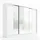 A&J MöbelLand Schwebetürenschrank VENA 200 x 215 x 59,5 cm Weiß
