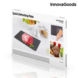 InnovaGoods - Schnelle Auftauplatte Qheat, Hohe Wärmeleitfähigkeit, Anti-Haft-Beschichtung, Energiesparend, Universal für Nahrungsmittel
