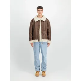 Alpha Industries B-3 Faux Leather braun 56