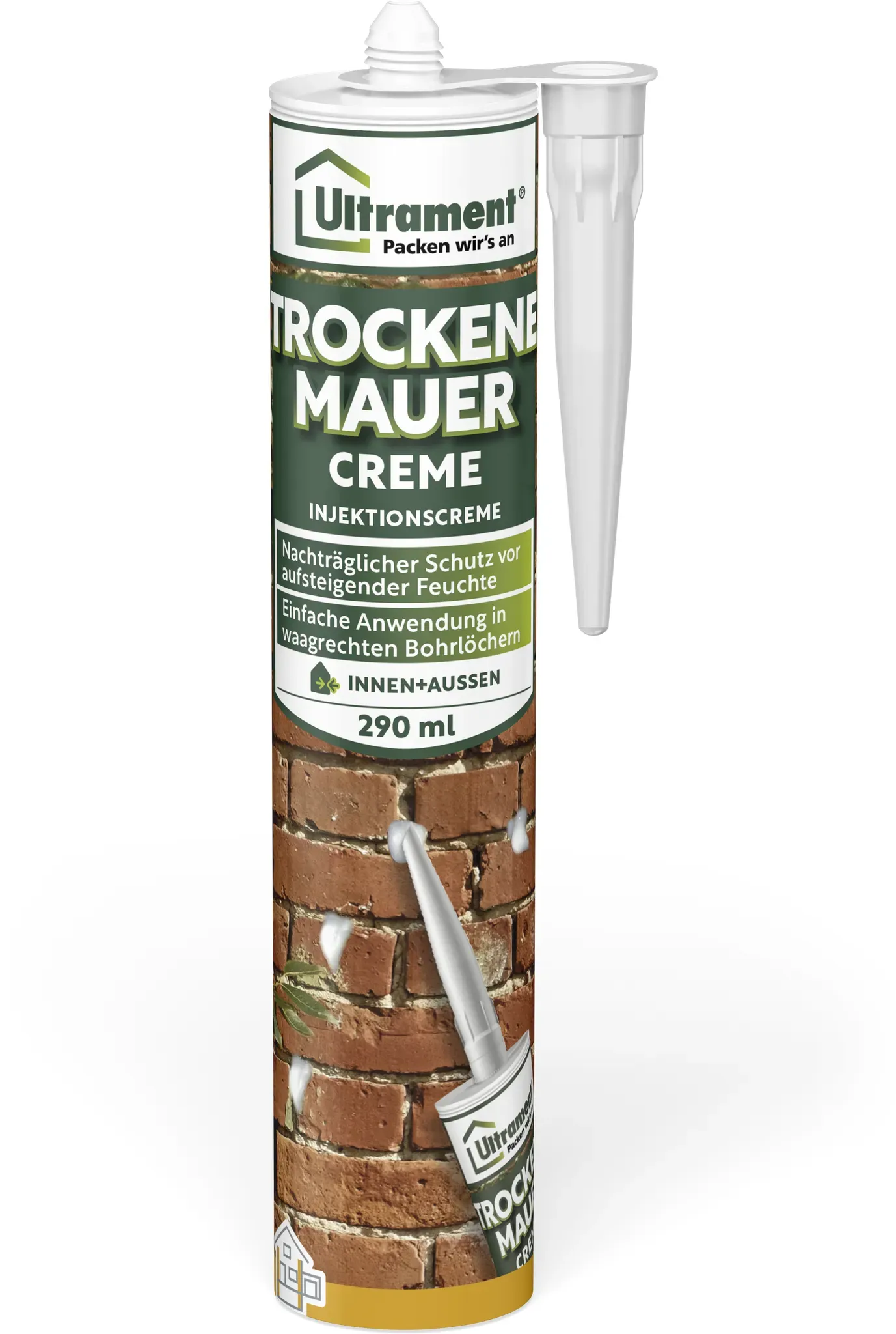 Ultrament Trockene Mauer  290 ml Kartusche- creme