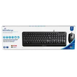 MEDIARANGE MROS108 - Tastatur-und-Maus-Set - USB
