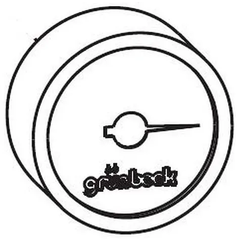 Grünbeck Manometer 16 bar, G1/8 89930116 16 bar, G1/8B rückseitig