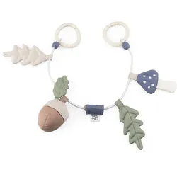 Sebra - Kinderwagenkette aus Bio-Baumwolle, Blatt / Pilz / Eichel, bunt