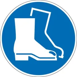 Eichner Gebotsschild Fußschutz benutzen