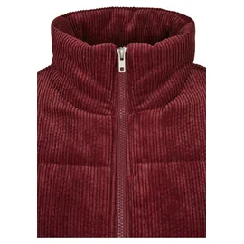 URBAN CLASSICS Corduroy Puffer Big Jacke Bordeaux 5XL